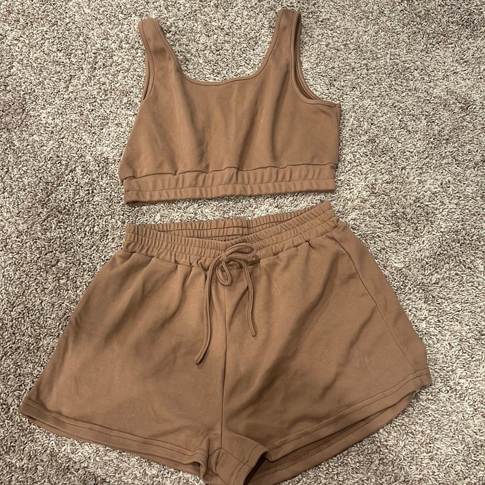 Shein, Brown PJ set